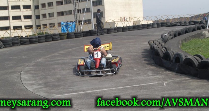  BLINDFOLDED CAR DRIVING ON GO KARTING WITH OBSTACLES
