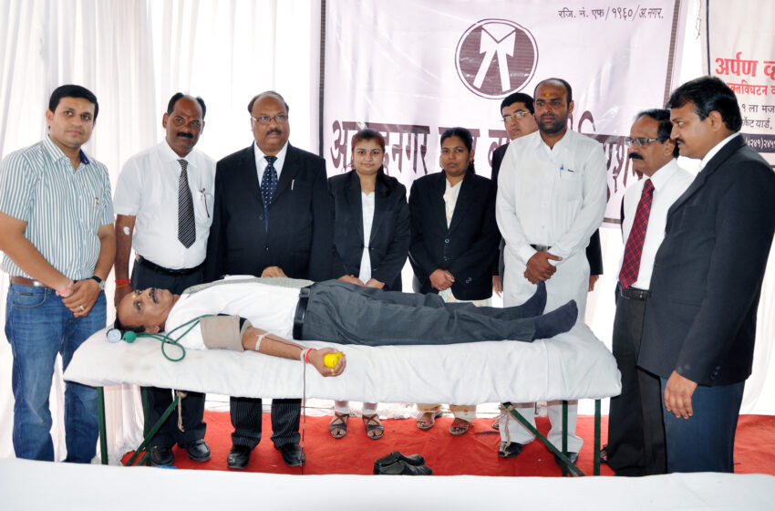  FIRST TIME BLOOD DONATION CAMP IN COURT CAMPUS