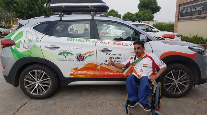  LONGEST DISTANCE COVERED BY CAR AS SPECIALLY ABLED
