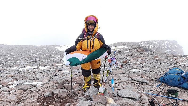 YOUNGEST GIRL IN THE WORLD TO SUMMIT MT.ACONCAGUA (6962 M)