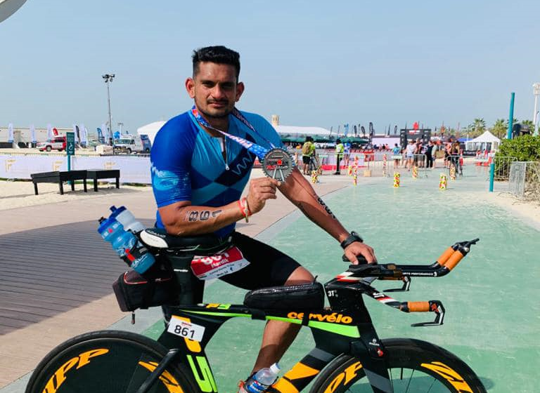  FIRST INDIAN TO COMPLETE MAXIMUM IRONMAN 70.3 TRIATHLONS