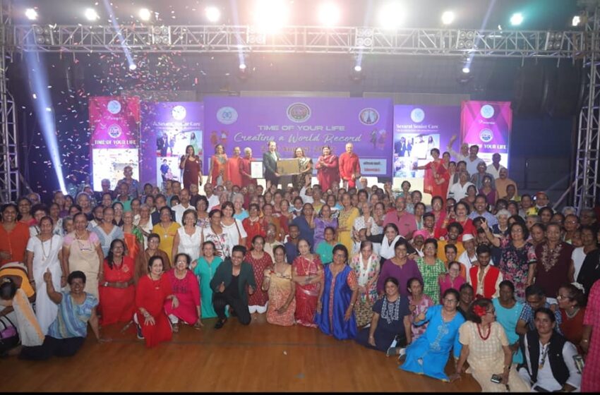  LARGEST GATHERING OF SENIOR CITIZENS PERFORMED GOAN TRADITIONAL DANCE TOGETHER