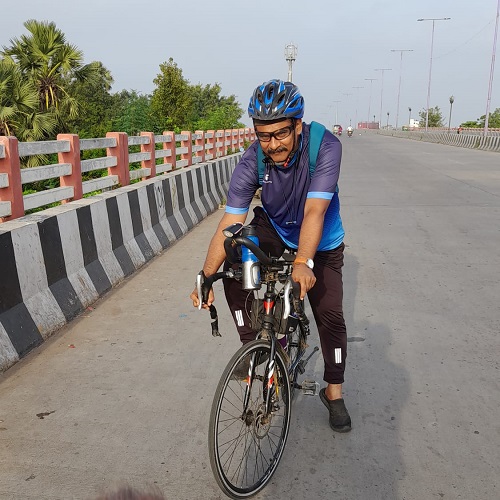  FIRST CYCLIST IN INDIA TO COMPLETE HALF-CENTURY BICYCLE RIDES IN A SINGLE YEAR