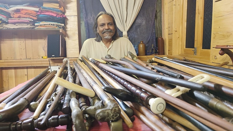  LARGEST COLLECTION OF UNIQUE INDIAN WALKING STICKS (CANE)
