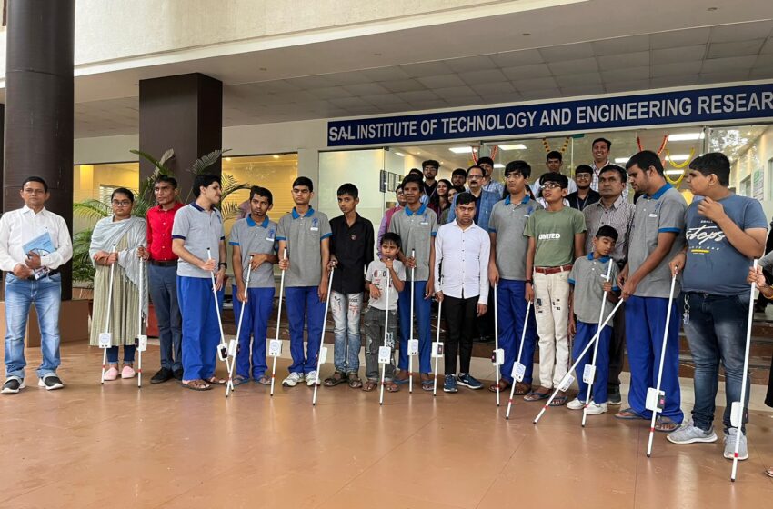 FIRST-TIME INNOVATED SMART WALKING STICK FOR THE VISUALLY IMPAIRED.