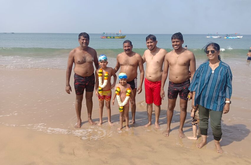  YOUNGEST BOY TO PERFORMED SWIMMING UNDER THE SEA ON LOW TIDE