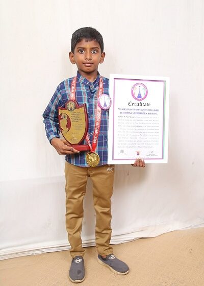  YOUNGEST TO IDENTIFY COUNTRY FLAGS WHILE PERFORMING SILAMBAM STICK ROTATIONS