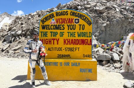 FIRST INDIAN TO DRAW THE MAP OF INDIA ON A SOLO MOTORCYCLE EXPEDITION