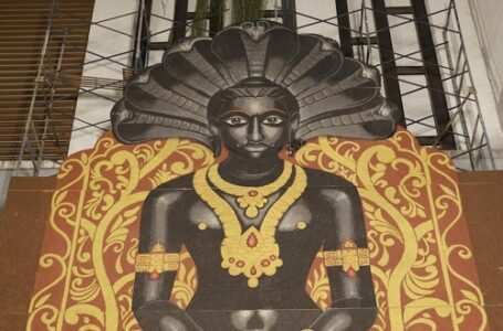 TALLEST STANDING GAHULI ART STRUCTURE OF SHAMLIA PARSHWANATH BHAGWAN