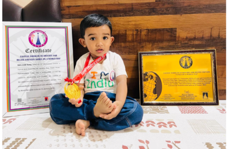 FASTEST TODDLER TO IDENTIFY AND RECITE COUNTRY NAMES ON A WORLD MAP