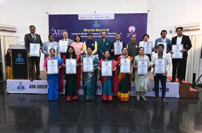  LARGEST MULTI-CAMPUS AI SKILL WORKSHOPS CONDUCTED ACROSS MULTIPLE VENUES