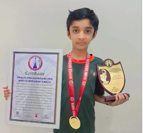  YOUNGEST CHILD TO PUBLISH MULTIPLE BOOKS ON MOTIVATIONAL SUBJECTS