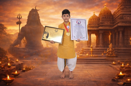 YOUNGEST TO PERFORM SANSKRIT VEDAS IN A PUBLIC PROGRAM
