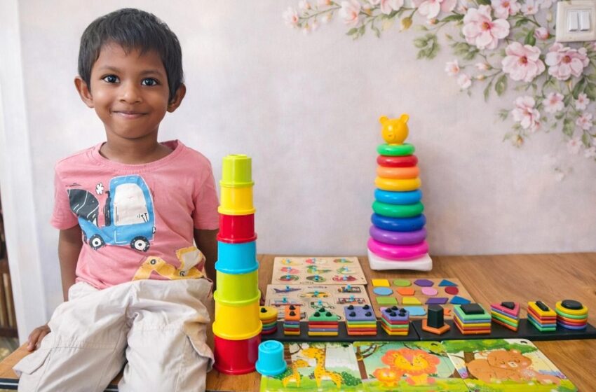 TODDLER BOY SOLVES MULTIPLE TYPES OF PUZZLES