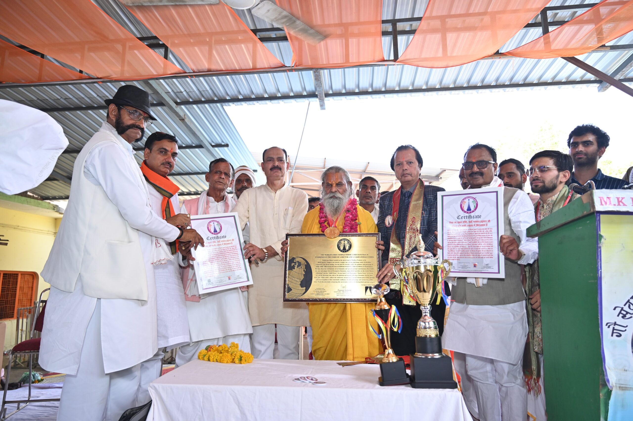 WORLD’S FIRST TEMPLE WHERE LORD HANUMAN IS ENSHRINED IN THE FORM OF A DOCTOR AND A SAKHI