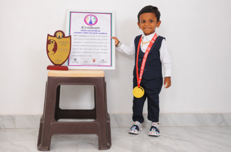 FASTEST RECITATION OF COUNTING FROM 1 TO 10 BY A TODDLER