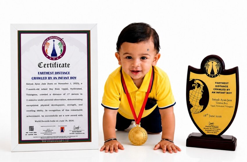  FARTHEST DISTANCE CRAWLED BY AN INFANT BOY