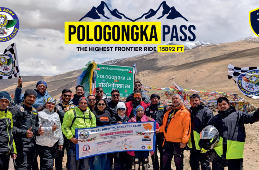  LARGEST GROUP TO CROSS 14 HIGH-ALTITUDE MOTORABLE PASSES ON A MOTORCYCLE EXPEDITION