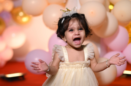 MAXIMUM EMOTIONS ENACTED THROUGH EXPRESSIONS AND ACTIONS BY A TODDLER GIRL