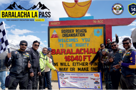 LARGEST GROUP TO CROSS 14 HIGH-ALTITUDE MOTORABLE PASSES ON A MOTORCYCLE EXPEDITION