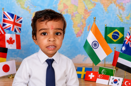 MAXIMUM COUNTRY FLAGS IDENTIFIED AND RECITED THEIR NAMES BY A TODDLER BOY