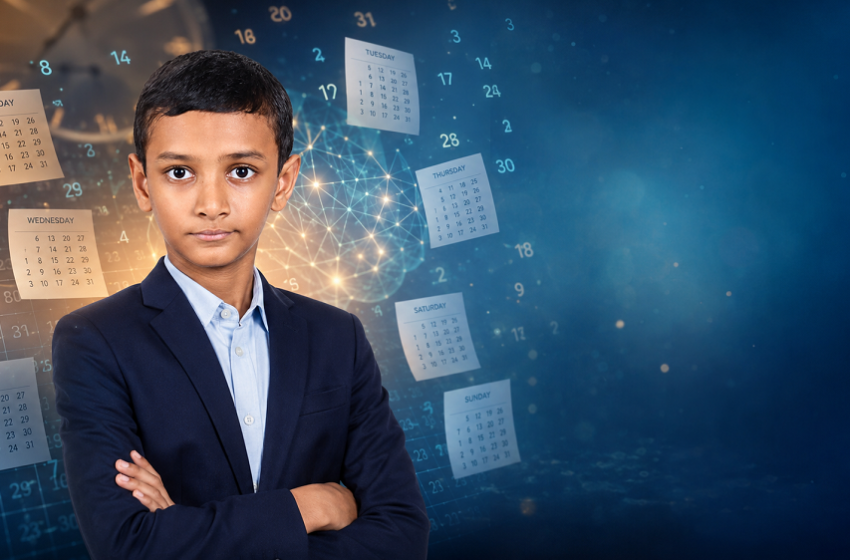  YOUNGEST BOY TO RECALL THE DAYS OF RANDOMLY GIVEN DATES
