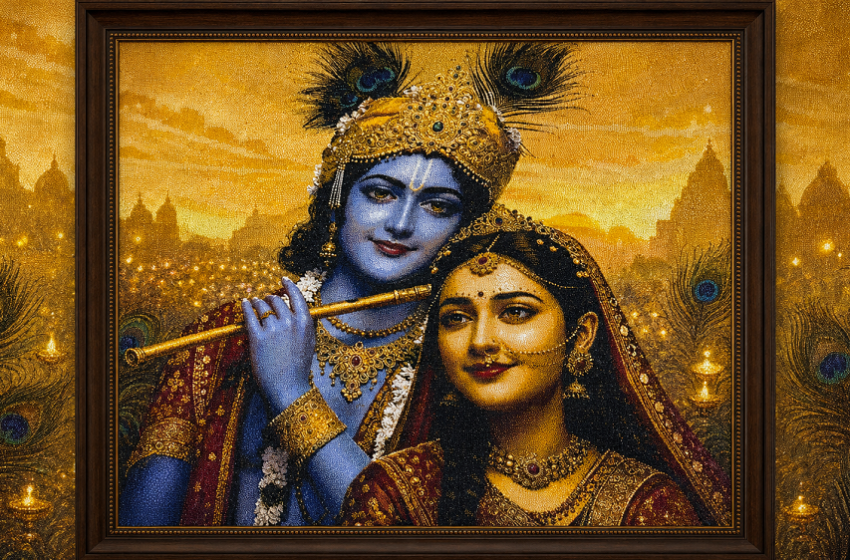  LARGEST SPIRITUAL PORTRAIT MADE USING DIFFERENT VARIETIES OF BEADS