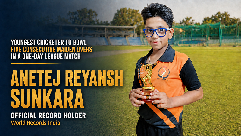  YOUNGEST CRICKETER TO BOWL FIVE CONSECUTIVE MAIDEN OVERS IN A ONE-DAY LEAGUE MATCH