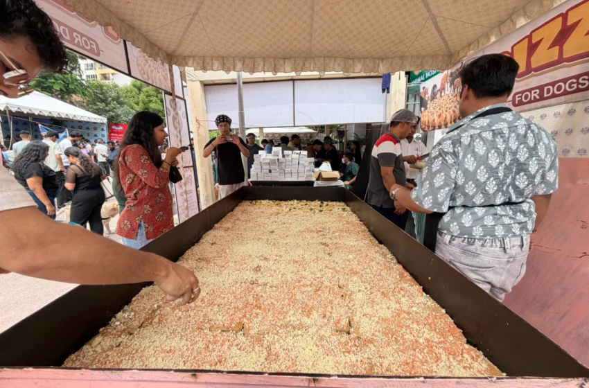  WORLD’S LARGEST DOG PIZZA