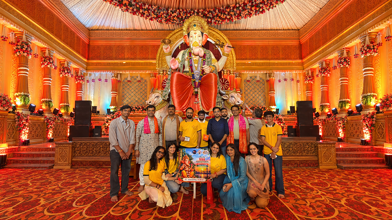  LONGEST TRAFFIC AWARENESS & DRUG FREE CAMPAIGN CONDUCTED ACROSS GANESHA PANDALS