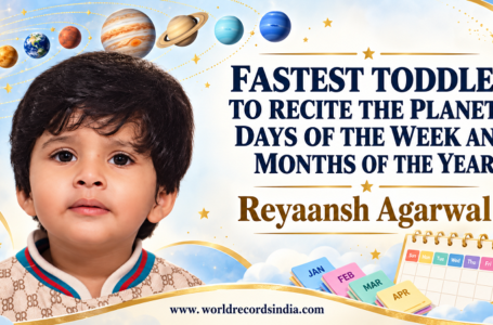 FASTEST TODDLER TO RECITE THE PLANETS, DAYS OF THE WEEK AND MONTHS OF THE YEAR
