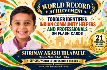YOUNGEST TODDLER TO IDENTIFY INDIAN COMMUNITY HELPERS AND PROFESSIONALS USING FLASH CARDS